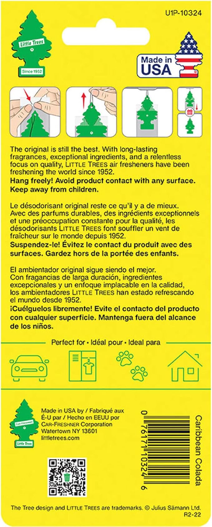 LITTLE TREES Car Air Freshener | Hanging Paper Tree - Image 3