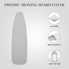 Ironing Board Cover and Pad | 100% Cotton Cover - Image 2