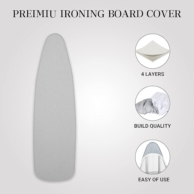 Ironing Board Cover and Pad | 100% Cotton Cover - Image 2
