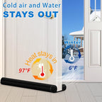 MAXTID Door Draft Stopper for Bottom of Doors Large Door Sweep Under Door Light - Image 3