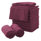 MOONQUEEN Microfiber Facial Cloths Fast Drying Washcloth 12 Pack by MOONQUEEN