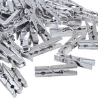 Mini Clothespins, 100 Pieces Plastic Utility Paper Clip, Photo Paper Peg Pin - Image 4