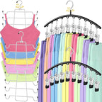 TomCare 4 Pack Space Saving Hangers，2Pack Tank Top Hanger and 2Pack Leggings by TomCare