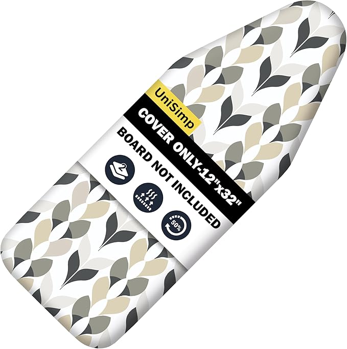 Small Ironing Board Cover and Pad 12"x32" Small Iron Board Cover by UniSimp