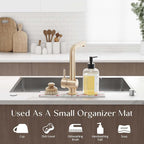 Stone Faucet Mat for Kitchen Sink, Diatomite Drying Stone Mat for Kitchen - Image 4