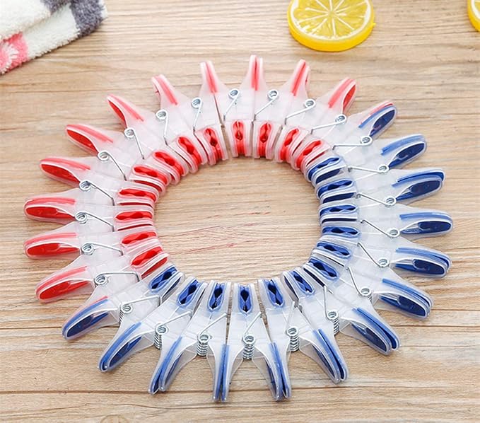Strong Non-Slip Wide Open Plastic Clothes Clips - Image 7