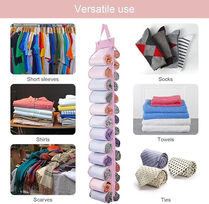 Legging Organizer Storage, Foldable Hanging Closet Organizer Storage - Image 3