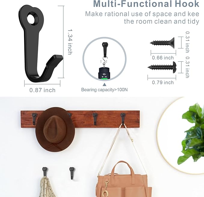 15 Utility Hooks Wall Mounted - Image 2