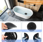 V-TOP Bathtub Drain Stopper 2 Pack, 5 inches Silicone Tub Stopper Shower Drain - Image 4