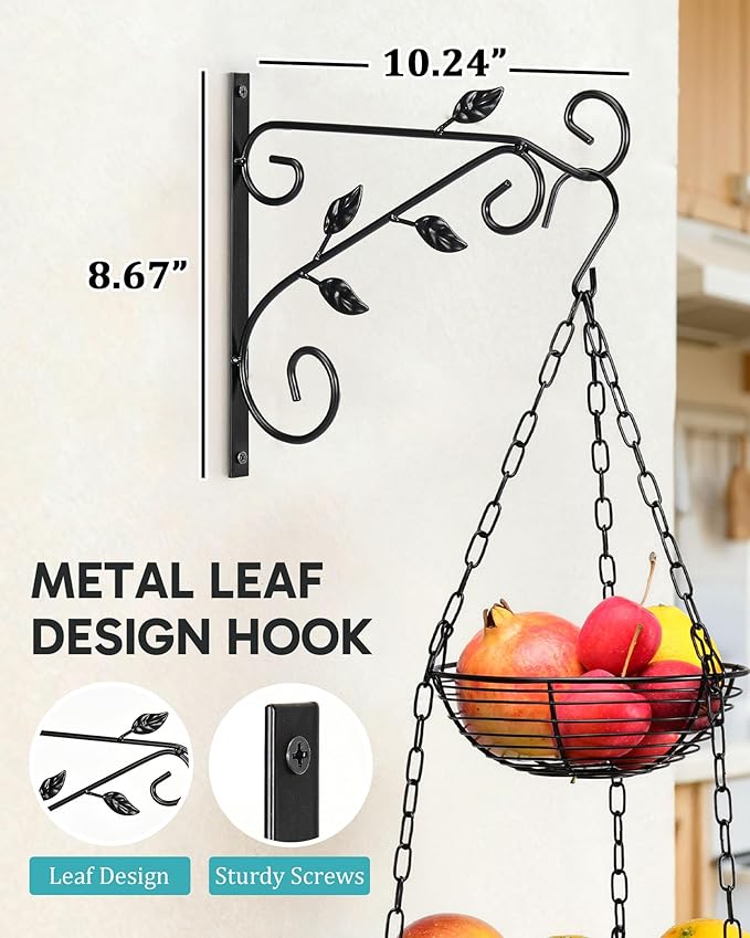 FANGSUN 3-Tier Hanging Fruit Basket - Image 3