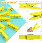 Jdesun 50pcs Photo Wood Clips Natural Wooden Mini Clothespins Paper Peg Pins - Image 4