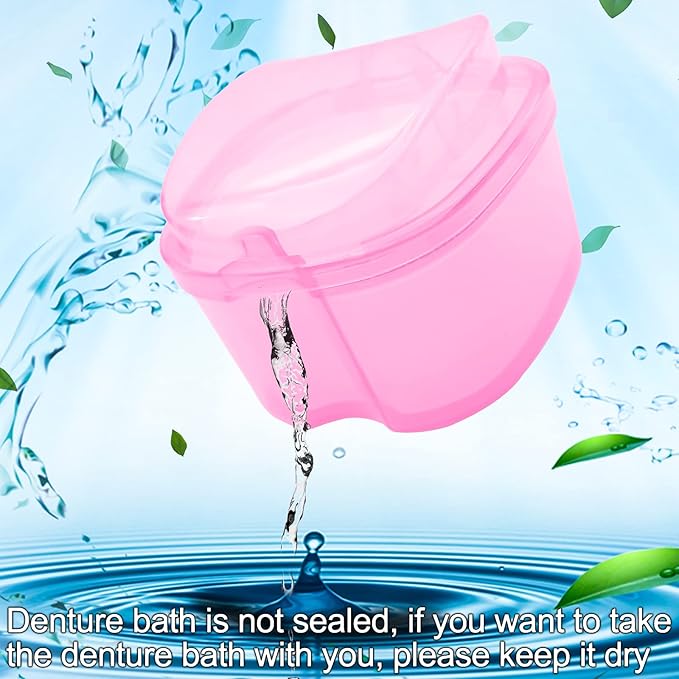 Denture Bath Case Denture Soaking Cup - Image 6
