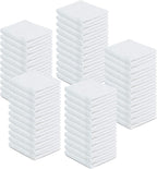 100% Cotton Terry Towels Cleaning Cloths Pack of 50 White Cotton Terry Cloth by CorporateHills