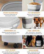 28-30Lbs Dog Food Storage Container, Collapsible Dog Food Container - Image 8