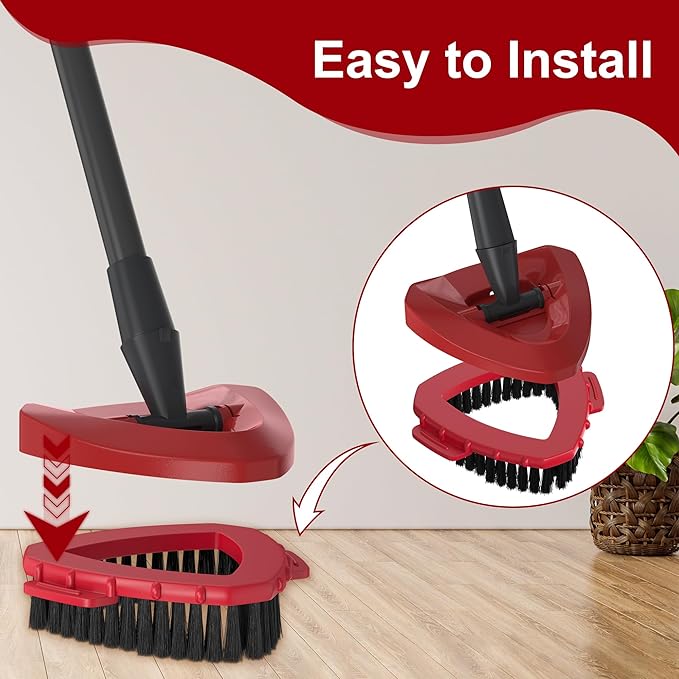 Aifacay 2-Pack Spin Mop Scrub Brush Replacement Heads Compatible - Image 3