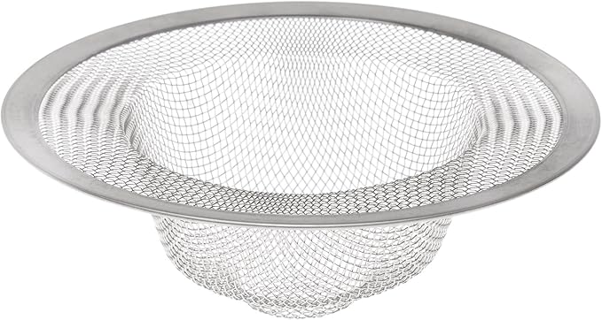 HIC Kitchen Mesh Sink Strainer, 18/8 Stainless Steel, 4.5-Inches by HIC