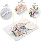 ALAZA Pray Religious Christian Rose Flower Dish Drying Mat - Image 4