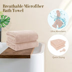 Orighty Microfiber Bath Towels Pack of 4 - Image 5