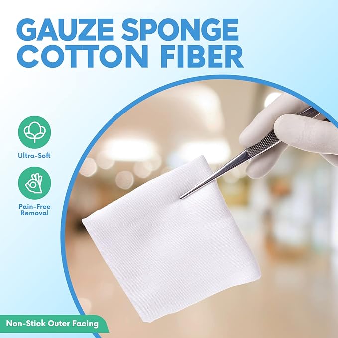 HEALQU 4x4 Gauze Pads - Image 3