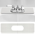 Faucet Mat Sink Splash Guard Oval and Round Splash Tap Pad Diatomite Stone by Funnymoom