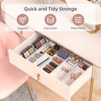 6 PCS Desk Drawer Organizer, Bathroom Drawer Organizer Trays - Image 6