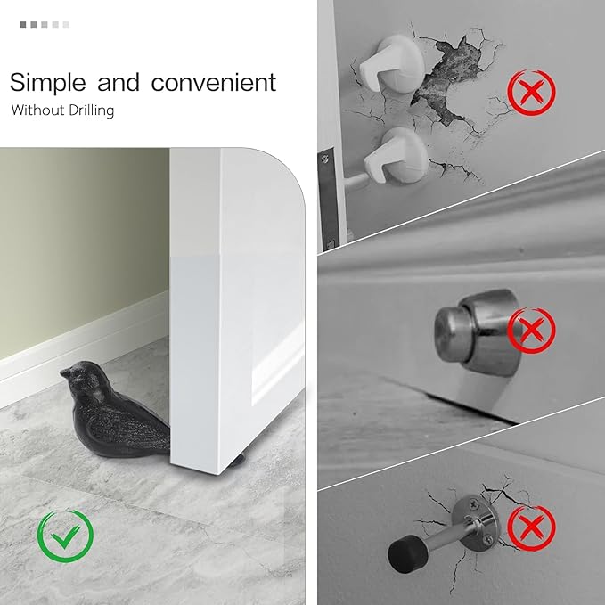 Notakia Cast Iron Heavy Duty Door Stopper - Image 9