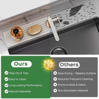 23.6 Inch Stone Faucet Mat for Kitchen Sink Splash Guard - Image 7