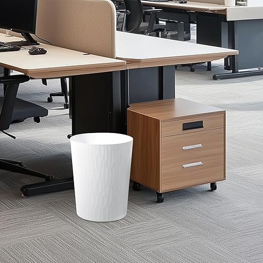 UUJOLY Small Trash Can Wastebasket Garbage Can Container Bins - Image 3