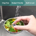 Kitchen Sink Strainer and Stopper Stainless Steel Basket - Image 6