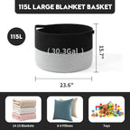 Foldable Laundry Hamper Basket - Image 4