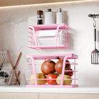 2 Pack Pink Trash Bag Holder - Image 7