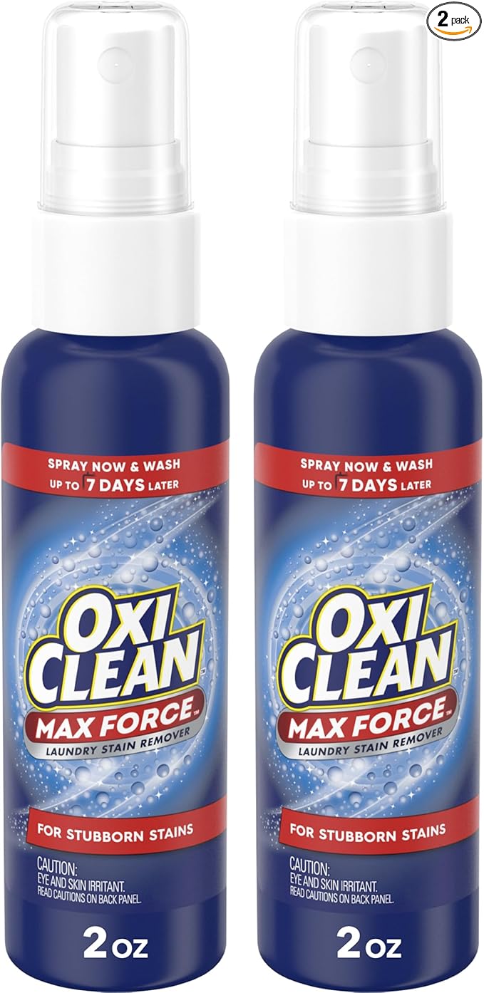 OxiClean Max Force Laundry Stain Remover Spray, Newborn & Baby Essentials by OxiClean