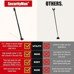 SECURITYMAN 2-in-1 Door Security Bar & Sliding Patio Door Security Bar via - Image 4