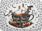 Skull Dead Coffee Mat Funny Dish Drying Pad by Giwawa