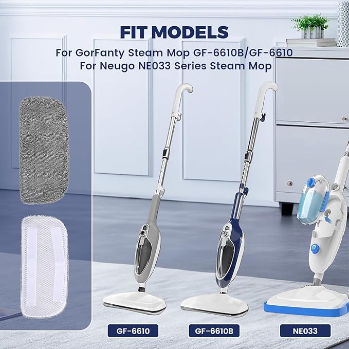 6Pack Steam Mop Replacement Pads Compatible - Image 2