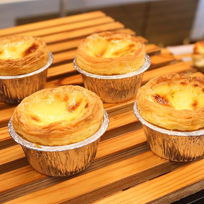 Aluminum Foil Baking Cups, 150 Pack Disposable 3 Oz Ramekins Aluminum Cupcake - Image 4