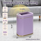 ELPHECO Bathroom Trash Can - Image 7