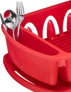 Tribello Sink Dish Drying Rack, Heavy Duty Hard Plastic Sink Set - Image 3