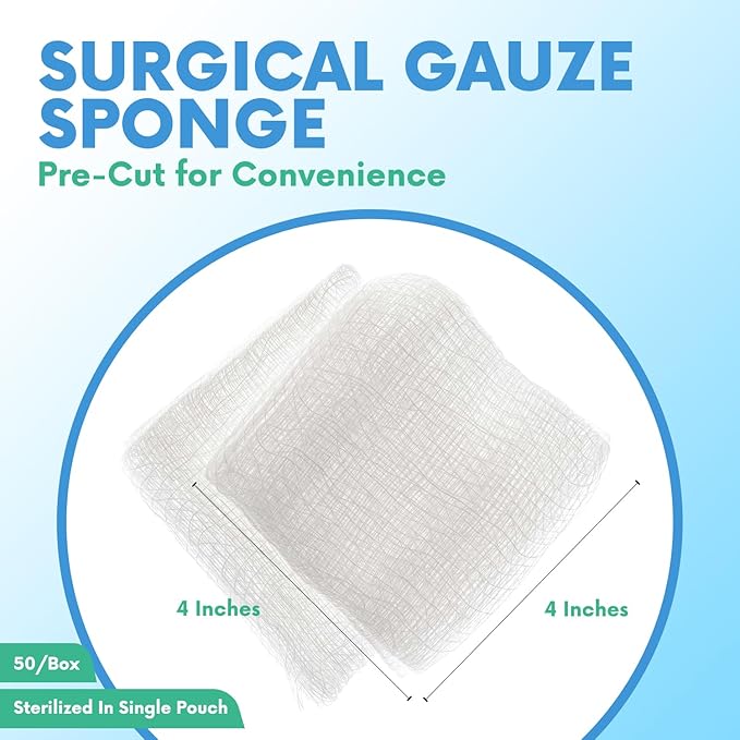 4x4 Large Sterile Gauze Pads - Image 5