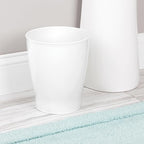 iDesign Small Round Plastic Trash Can - Image 7