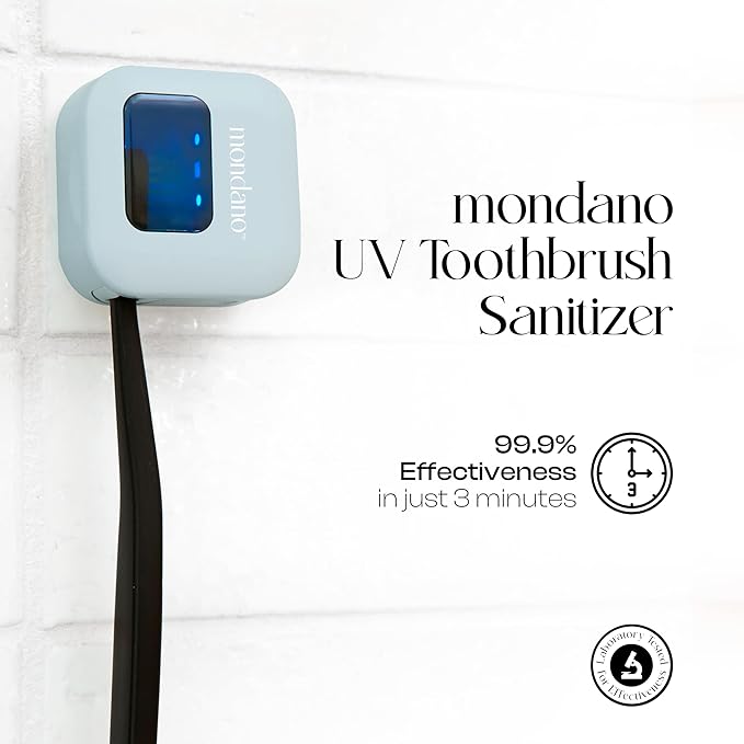 Mondano UV-C Toothbrush Sanitizer and Holder, Toothbrush Case - Image 2