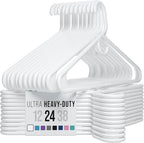 NEATERIZE Ultra Heavy Duty Plastic Clothes Hangers by Neaterize