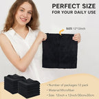 SUNLAND Microfiber Face Cloth Reusable Makeup Remover Facial Cleansing Towel - Image 6