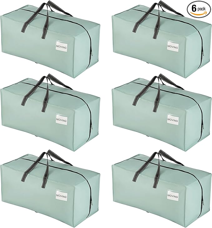 VENO 6 Pack Heavy Duty Moving Bags by Veno