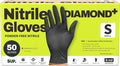 SUPER+ HEAVY DUTY Nitrile Gloves 8 Mil Diamond Texture Disposable Chemical by Super