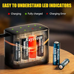 8Pack Rechargeable Lithium Batteries - Image 5