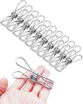 Large Stainless Steel Clothes Pins by AOBYMIN