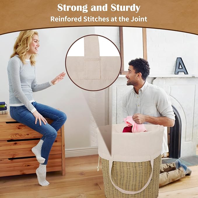 Cotton Canvas Laundry Bags - Image 8