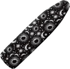 Stretchy Home Ironing Board Cover, Moon Sun Star Print Ironing Board Cover by Wanzuoeng