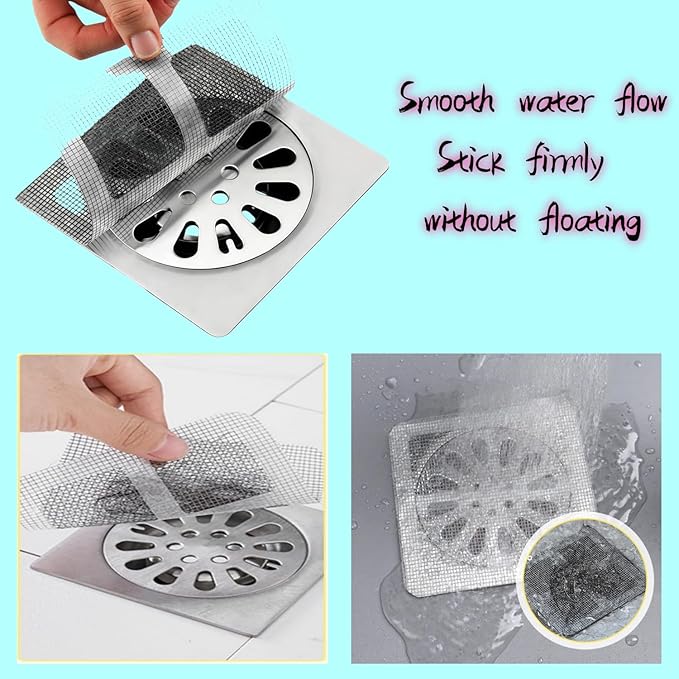 Disposable Drain Covers for Shower Filter Patches Hair Catcher Stickers Cover - Image 4